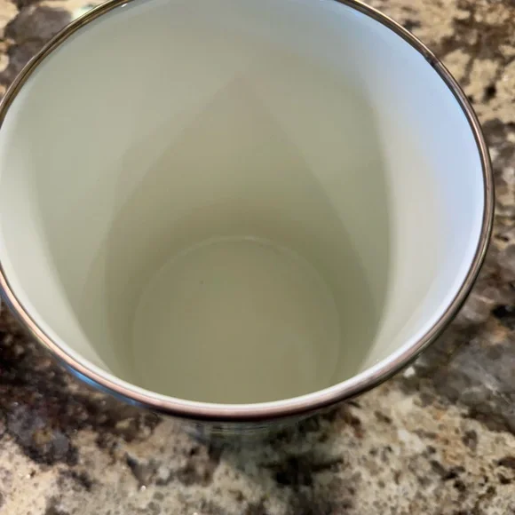 Vintage MacKenzie-Childs Yellow Polka Dot Floral Canister - Picture 7 of 9